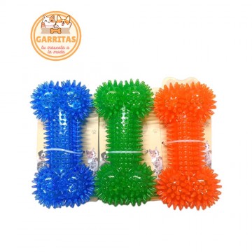 Juguete de goma para perros con sonido