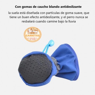 Zapatos para mascota con suela antideslizante y cordón ajustable