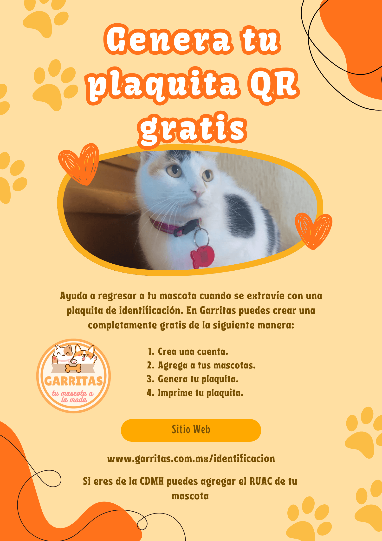 Generar plaquita para mascotas gratis RUAC